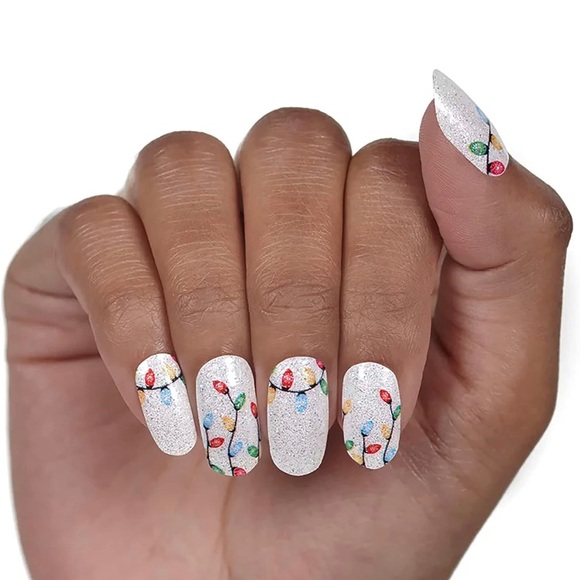 Color Street Holiday Nail Polish Strips - “Light The Night” RETIRED - Picture 5 of 5